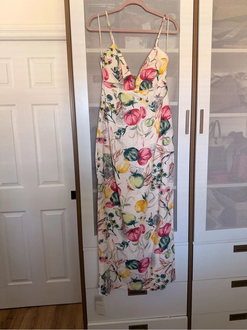 Abercrombie & Fitch Floral Maxi Dress — Pink, Yellow, Green